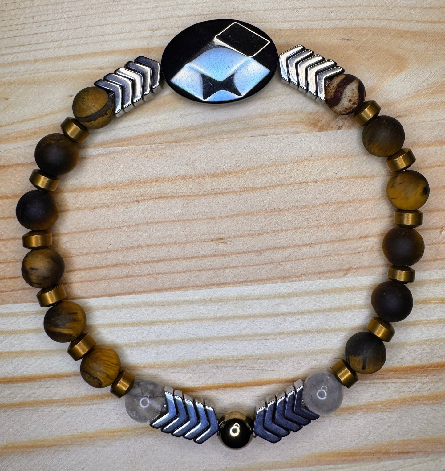 Warrior Spirit Gemstone Healing Bracelet