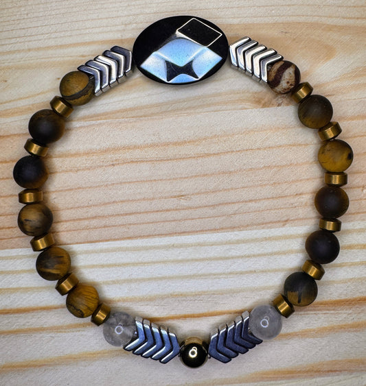 Warrior Spirit Gemstone Healing Bracelet