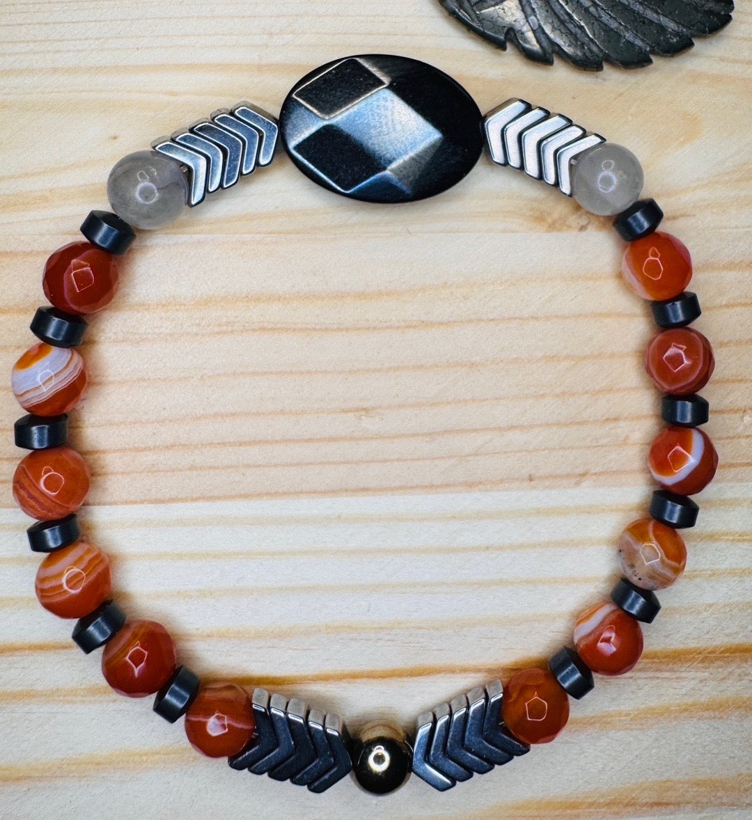 Warrior Spirit Gemstone Healing Bracelet